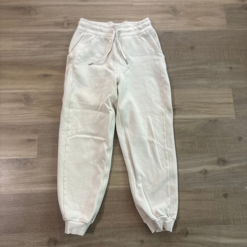 Lululemon Scuba Relaxed High-Rise Jogger White Opal Women Size 6